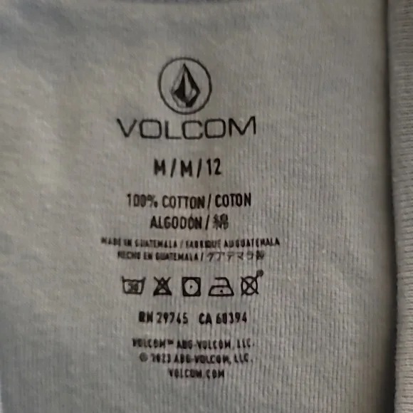 Volcom Cotton Graphic Tank Top Size M Super Soft NWOT - Picture 3 of 4